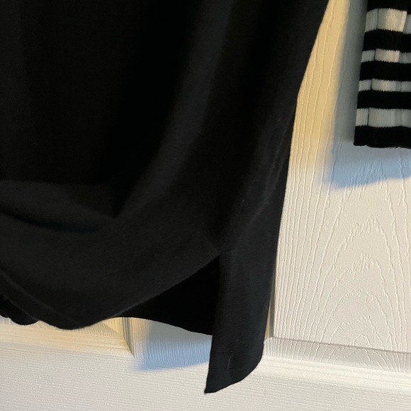 Cable & Gauge Boat Neck Sweater 3/4 Length Sleeves - Picture 2 of 5